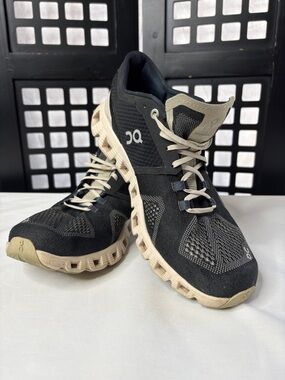 🖤 On Cloud X Running Shoes Womens 9.5 Black Pearl CloudTec Sneakers 🖤